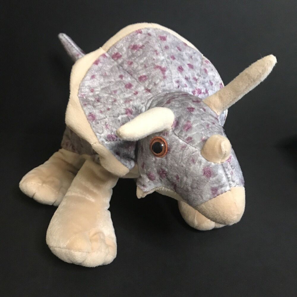 Wild Republic Triceratops Dinosaur Dino Plush Stuffed Animal Toy 12 Inches